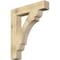 Ekena Millwork Olympic Block Rough Sawn Bracket, Douglas Fir, 6"W x 34"D x 40"H BKT06X34X40OLY05RDF - alternate 1